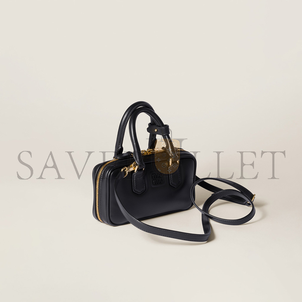 M1v M1v arcadie leather mini-bag 5bp088 (19*10*5cm)